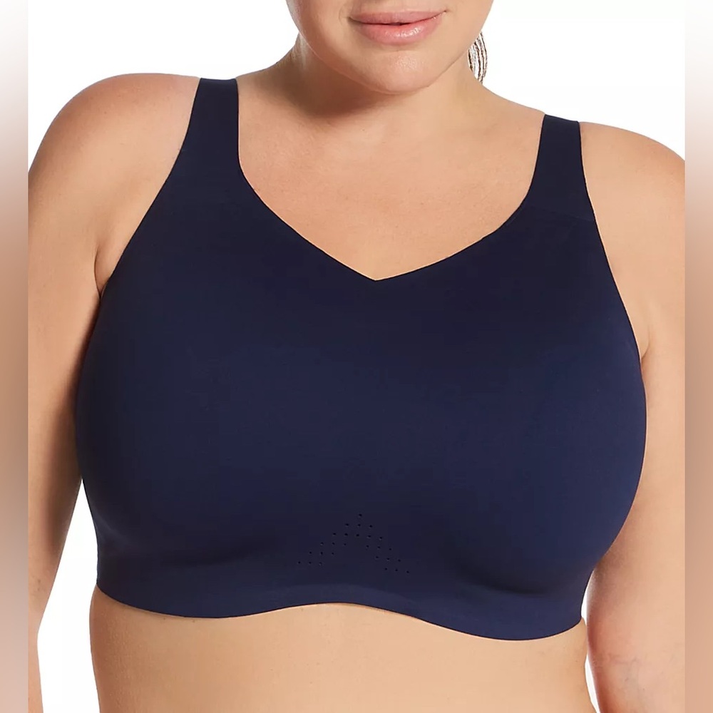 BROOKS 350078 NAVY BLUE DARE UNDERWIRE CONVERTIBLE STRAP SPORTS ATHLETIC BRA